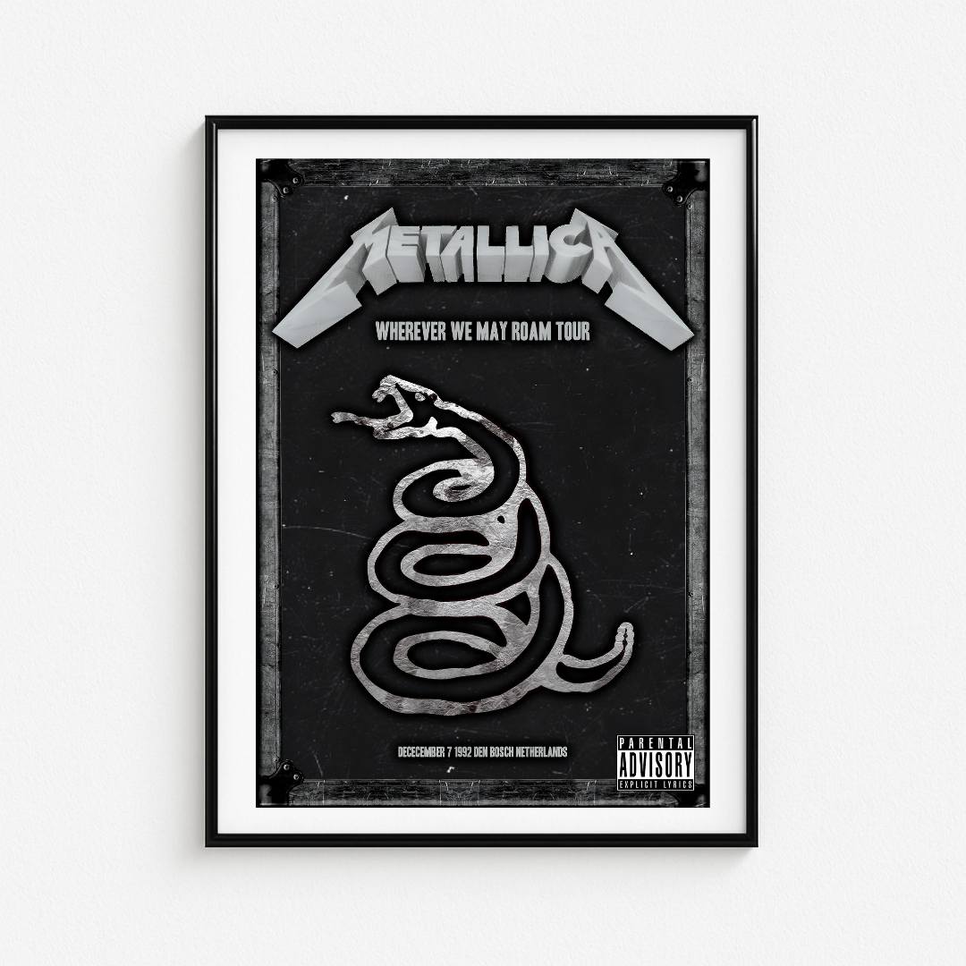 Cuadro Metallica Wherever We May Roam Tour
