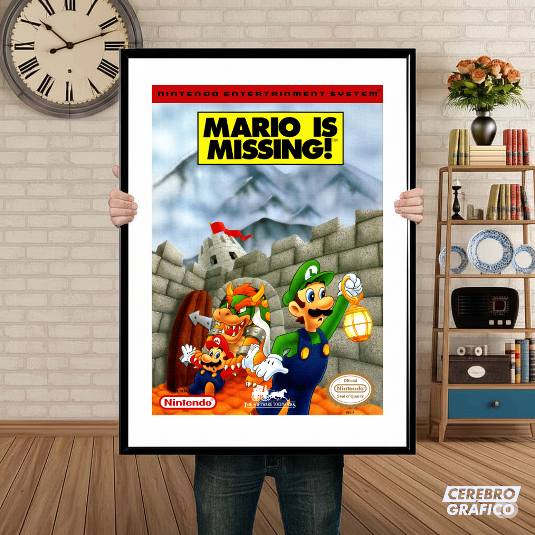 Cuadro Nintendo Mario is Missing!