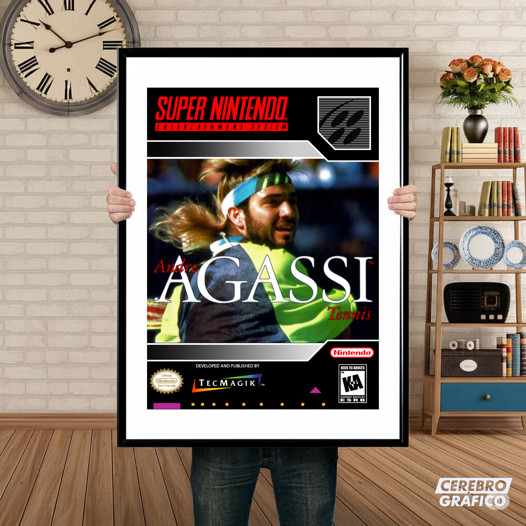 Cuadro SNES Andre Agassi