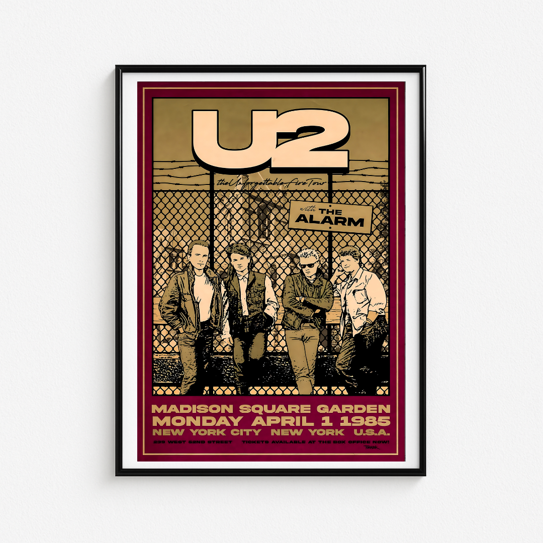 Cuadro U2 Madison Square Garden 1985