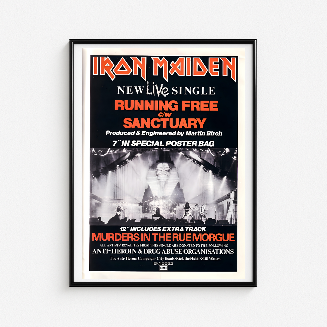 Cuadro Iron Maiden Murders in the Rue Morgue