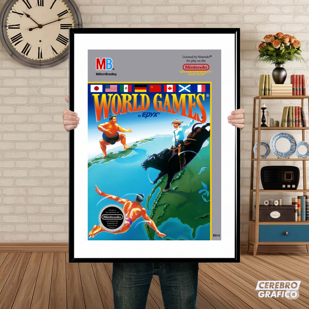 Cuadro Nintendo World Games