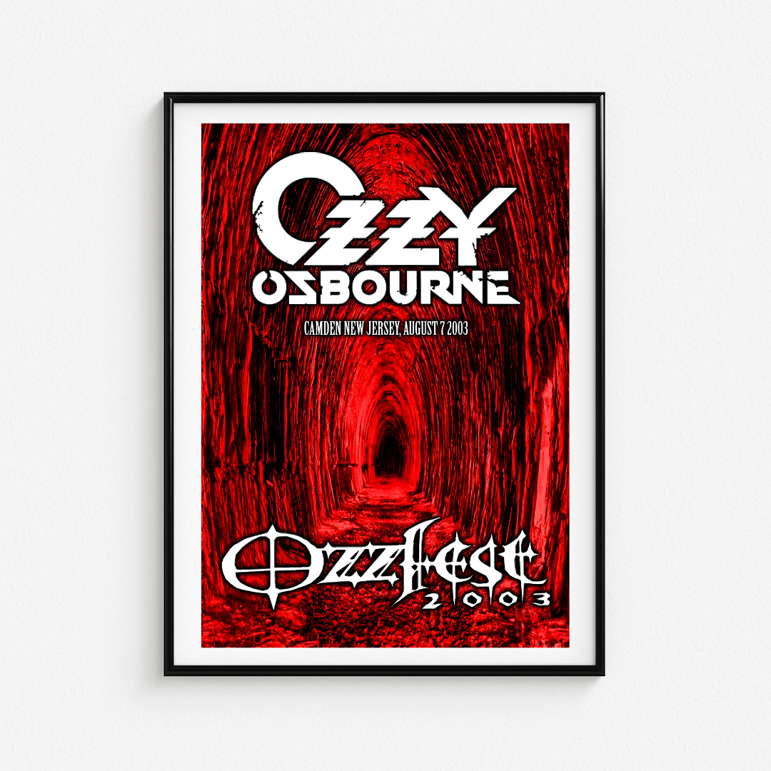Cuadro Ozzy Osbourne Ozzfest 2003