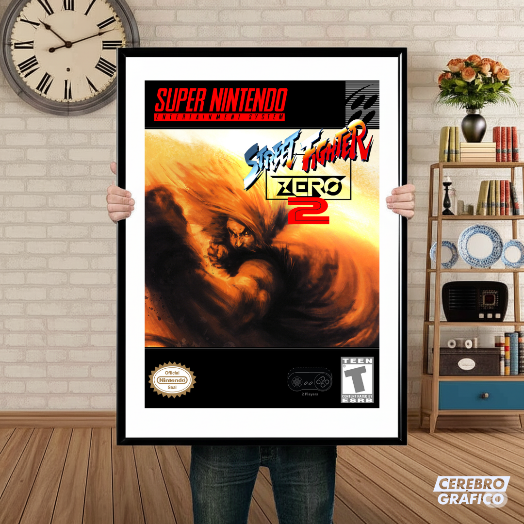 Cuadro SNES Street Fighter Zero 2