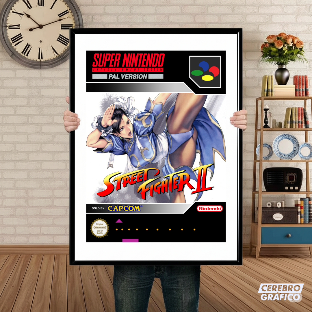 Cuadro SNES Street Fighter II PAL VERSION