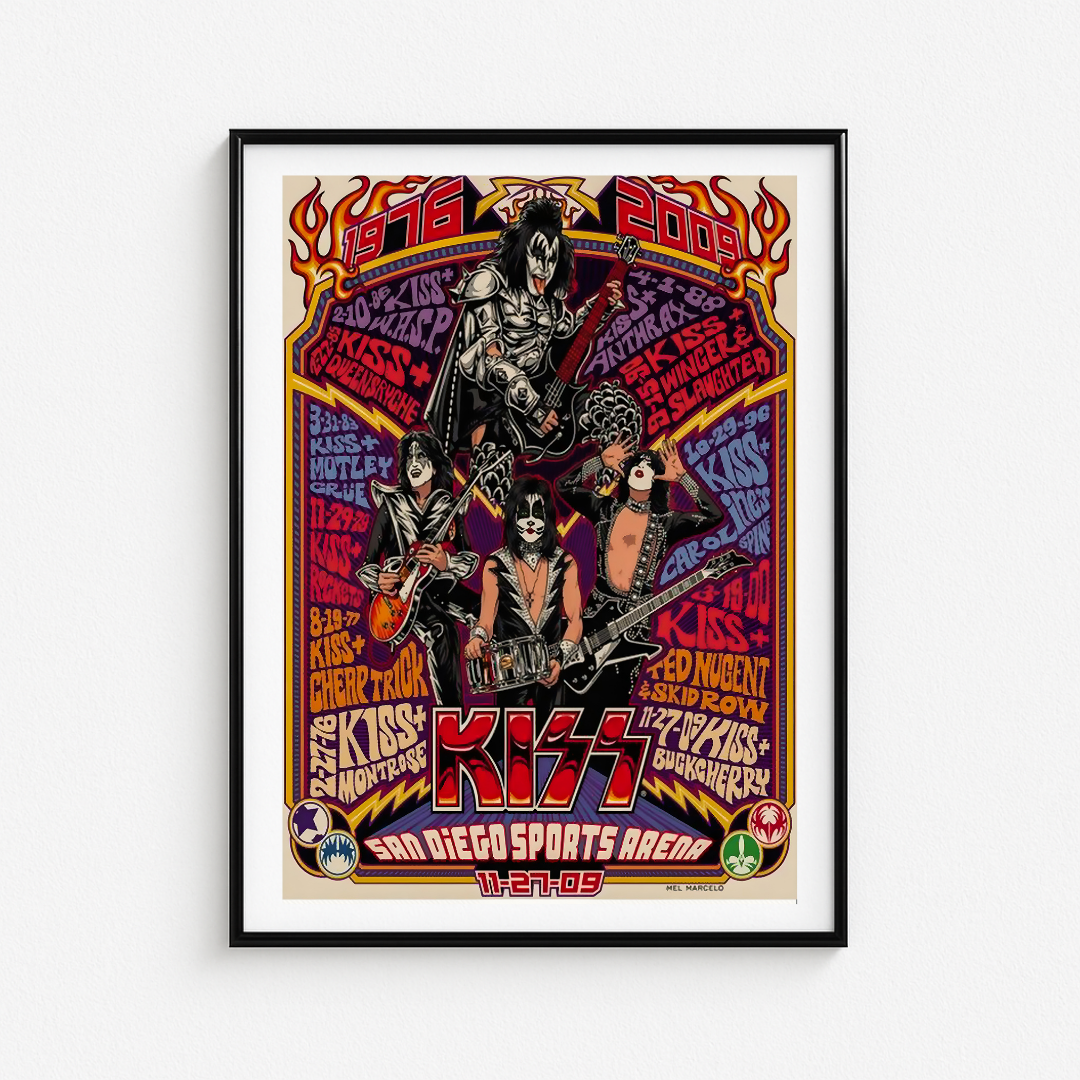 Cuadro Kiss San Diego Sports Arena