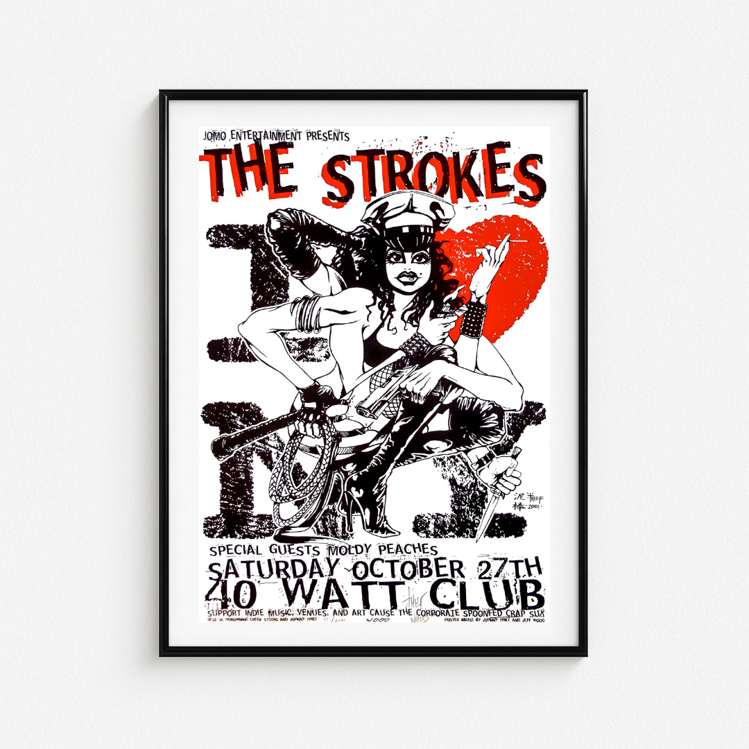 Cuadro The Strokes 40 Watt Club