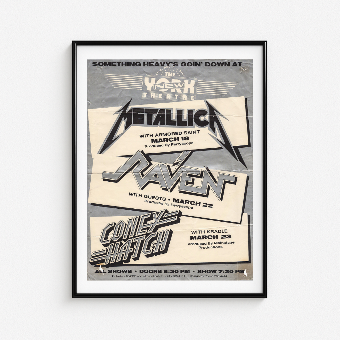 Cuadro Metallica The New York Theatre