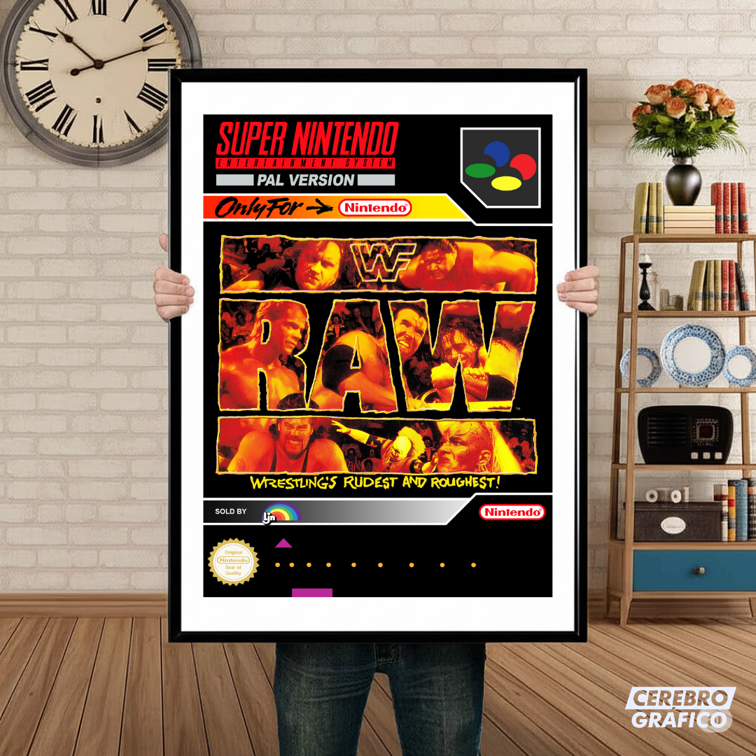 Cuadro SNES WWF RAW