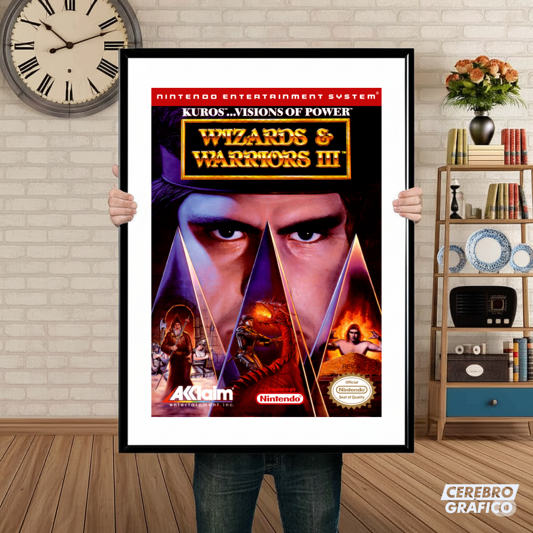 Cuadro Nintendo Wizards & Warriors