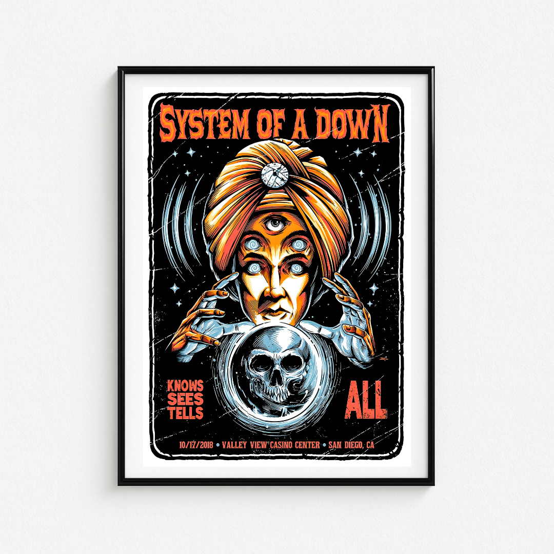 Cuadro System of a Down Knows Sees Tells All