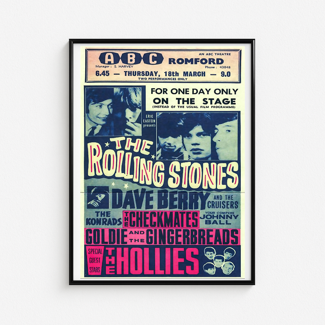 Cuadro Rolling Stones ABC Romford