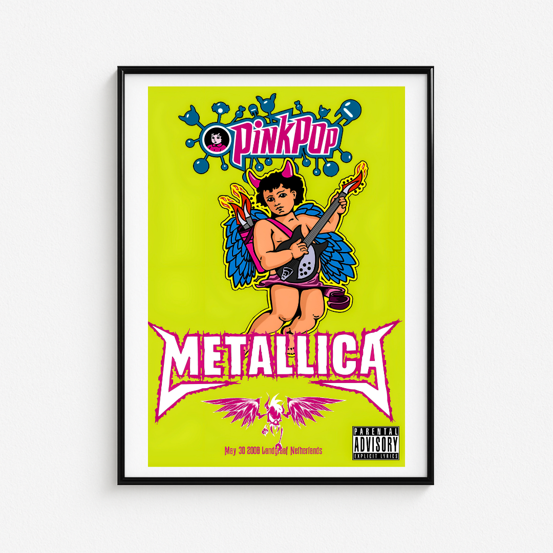 Cuadro Metallica PinkPop 2008