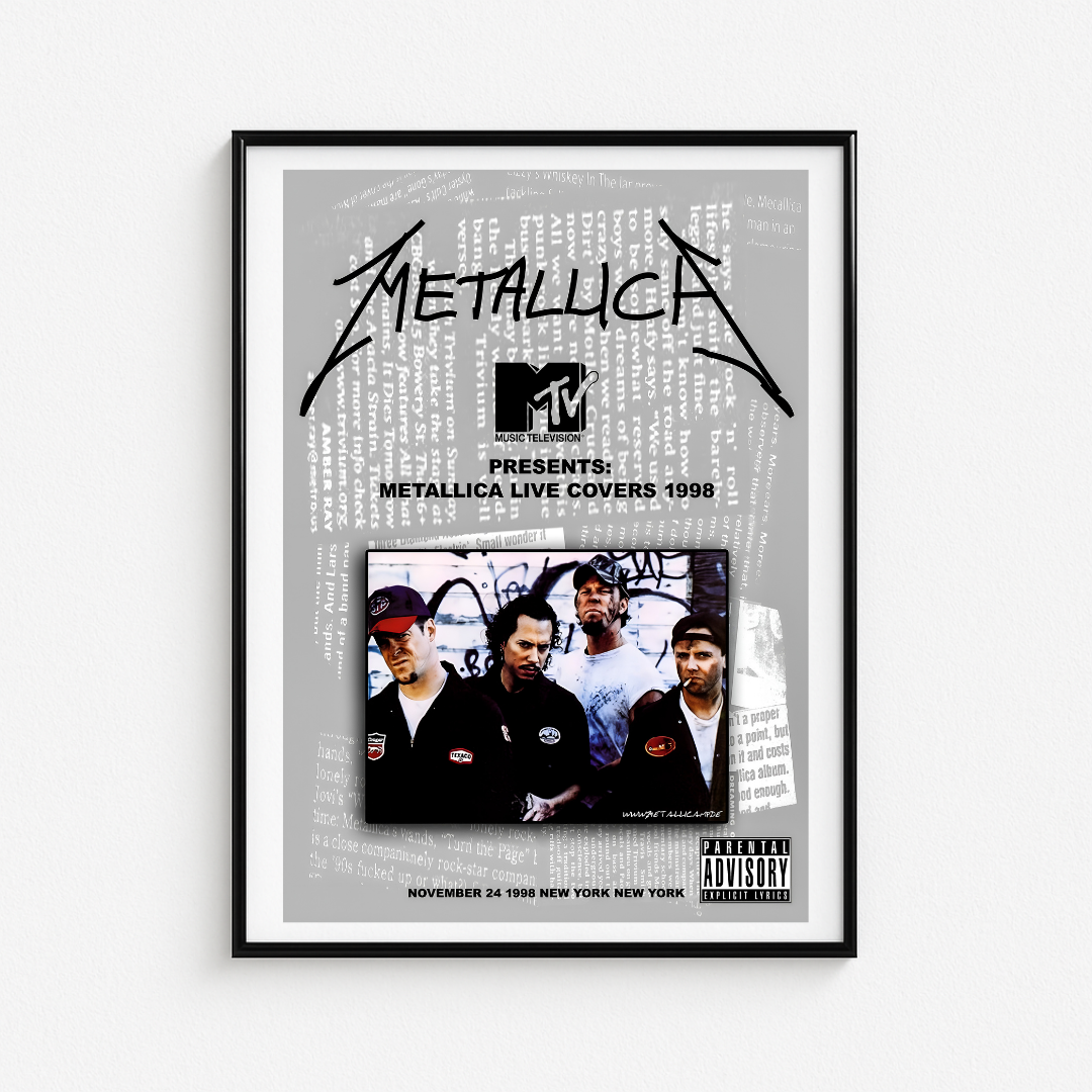 Cuadro Metallica Live Covers