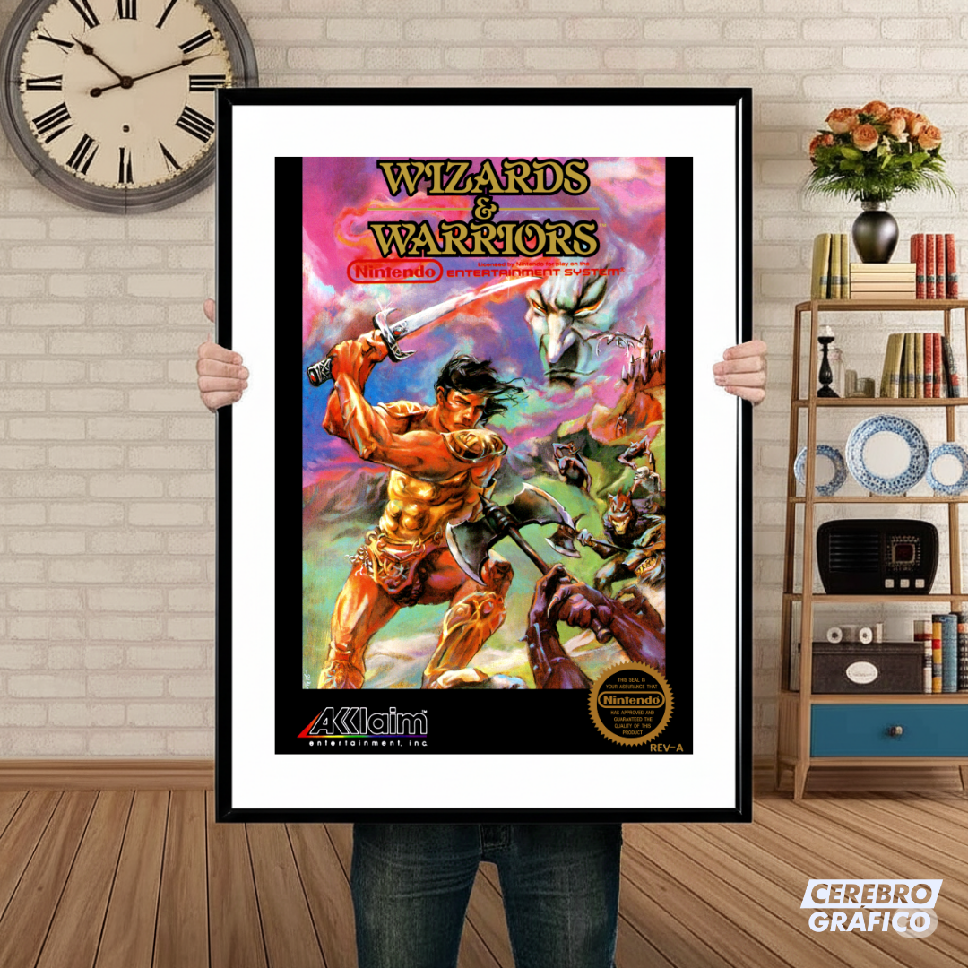 Cuadro Nintendo Wizard & Warriors 1