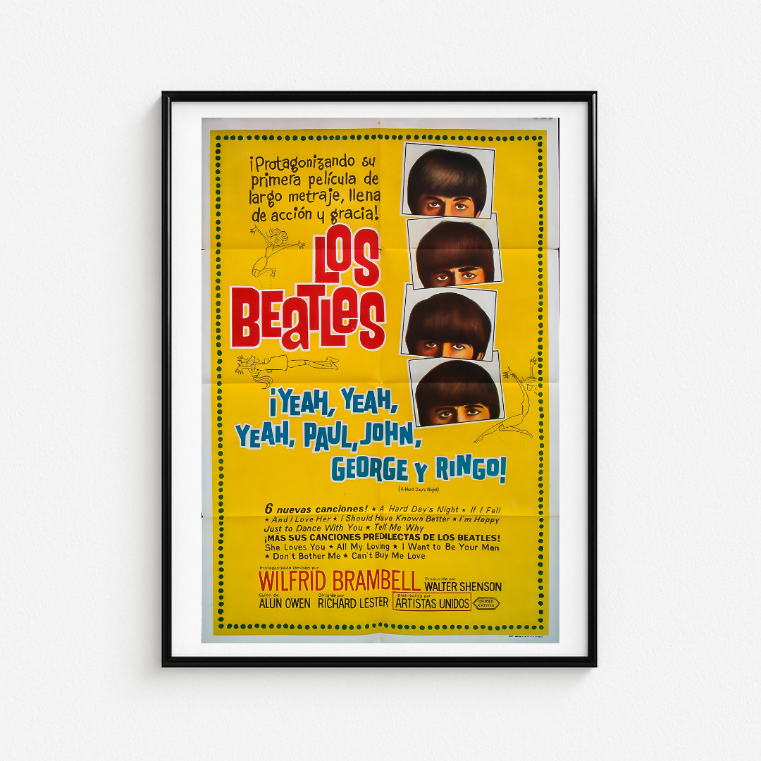 Cuadro The Beatles Yeah, Yeah, Yeah