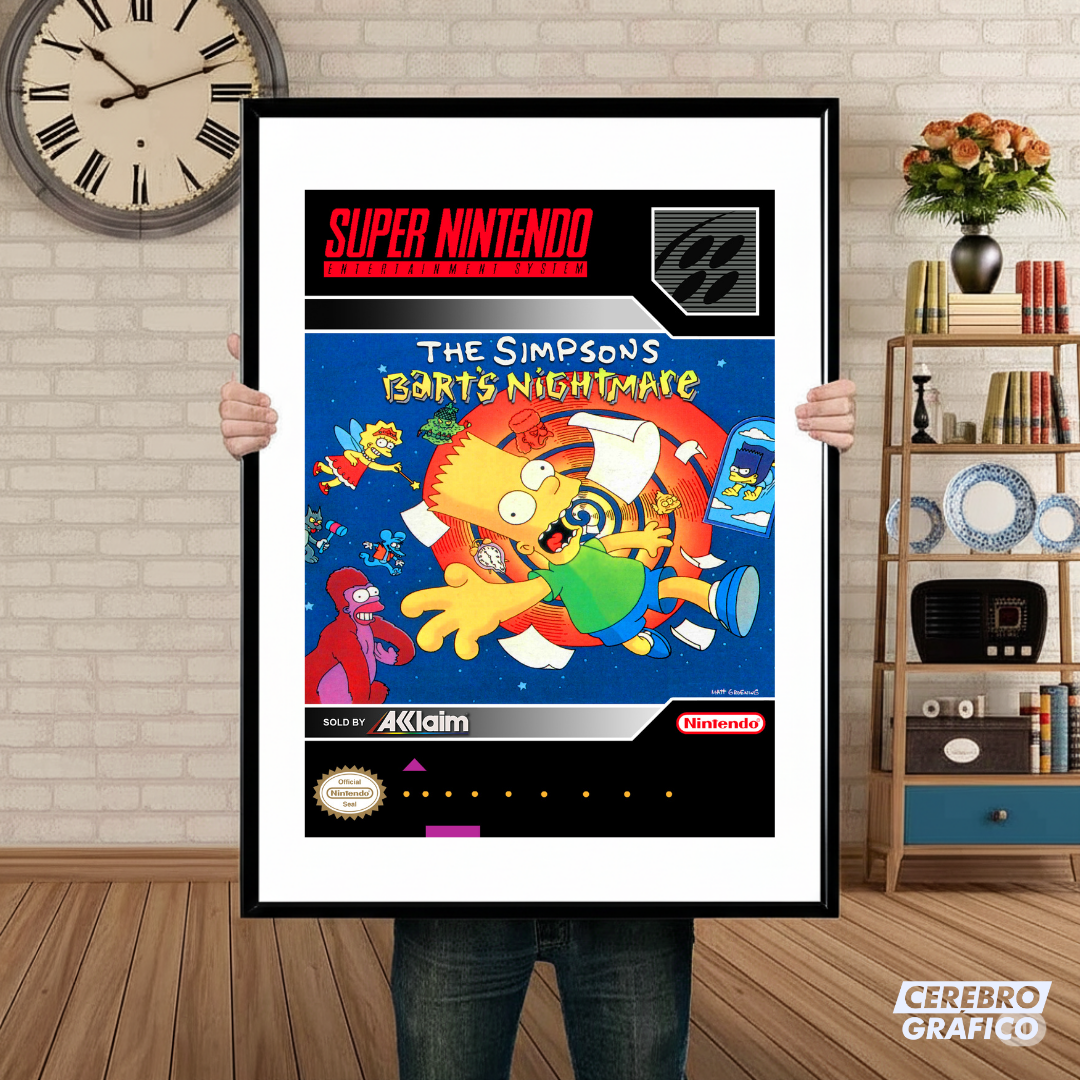 Cuadro SNES Bart's Nightmare