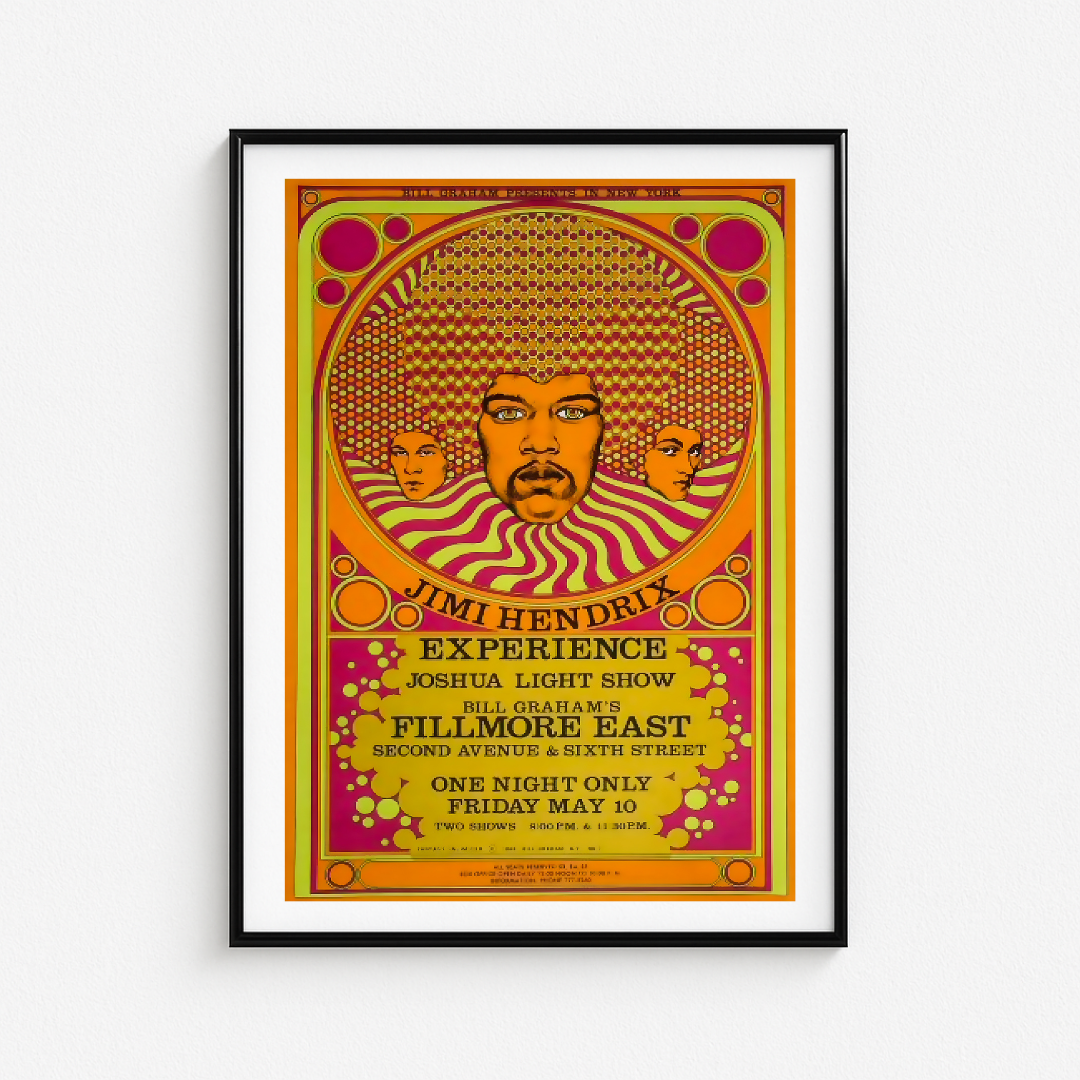 Cuadro Jimmy Hendrix Fillmore East