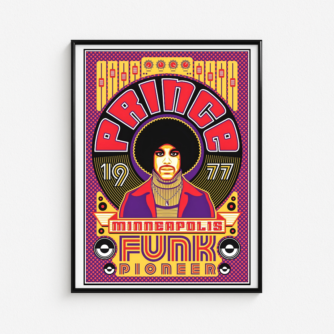 Cuadro Prince Minneapolis Funk 1977