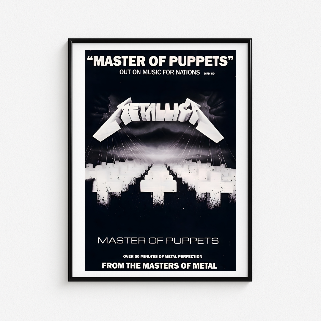Cuadro Metallica Master Of Puppets