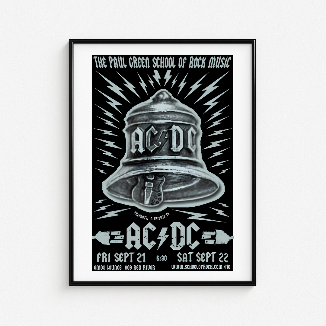 Cuadro ACDC The Paul Green School of Rock Music