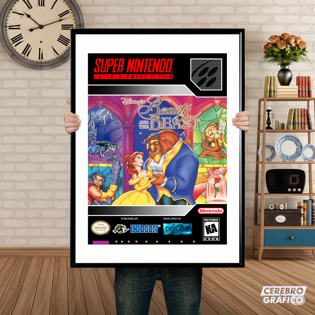 Cuadro SNES Beauty and the Beast
