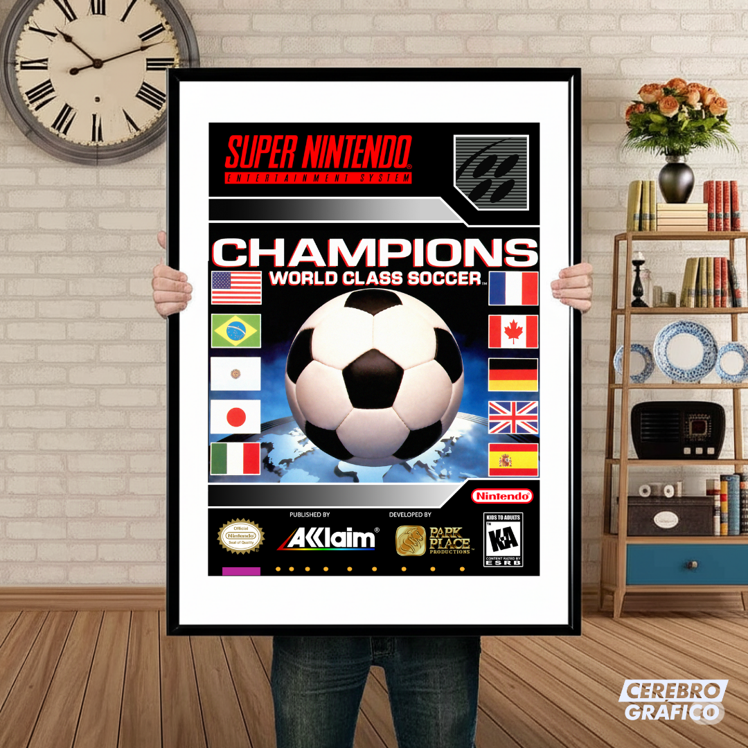Cuadro SNES Champions World Class Soccer
