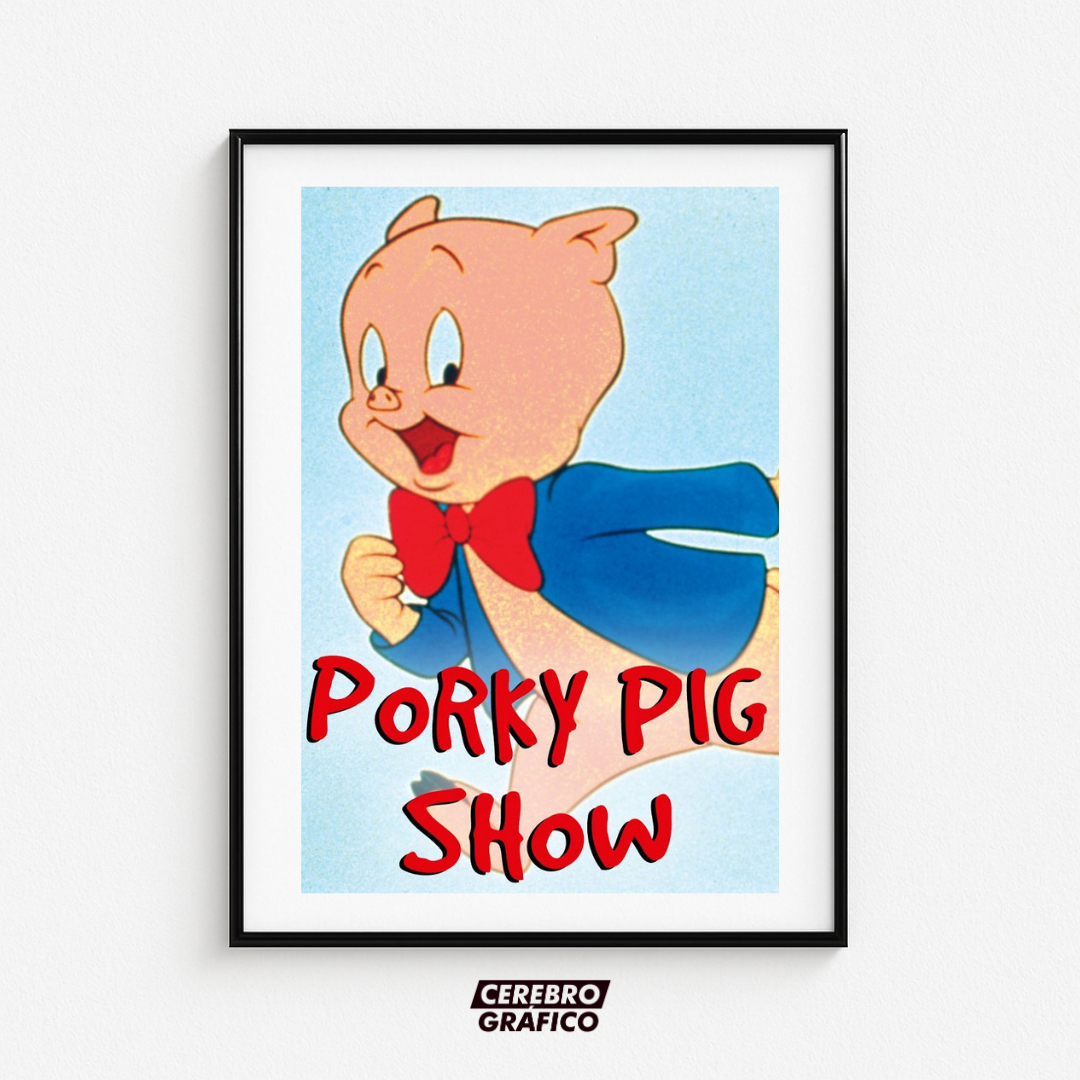 Cuadro Porky Pig Show