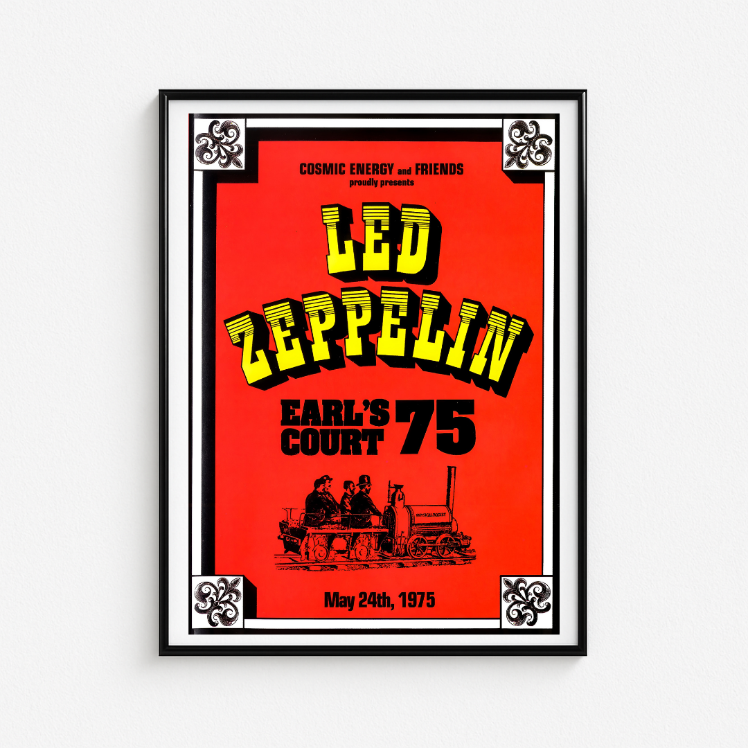 Cuadro Led Zepellin Earl's Court 75
