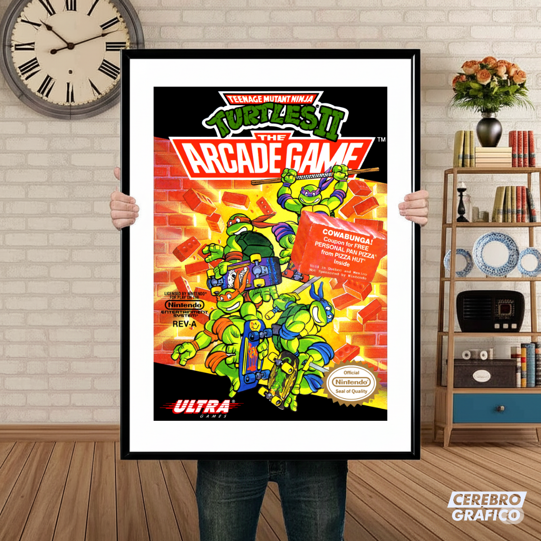 Cuadro Nintendo TMNT Arcade Game