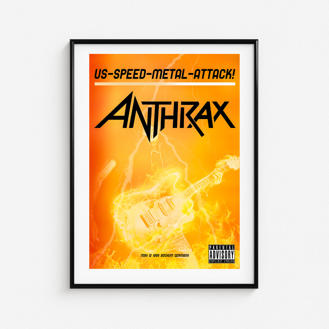 Cuadro Anthrax Up-Speed-Metal-Attack!