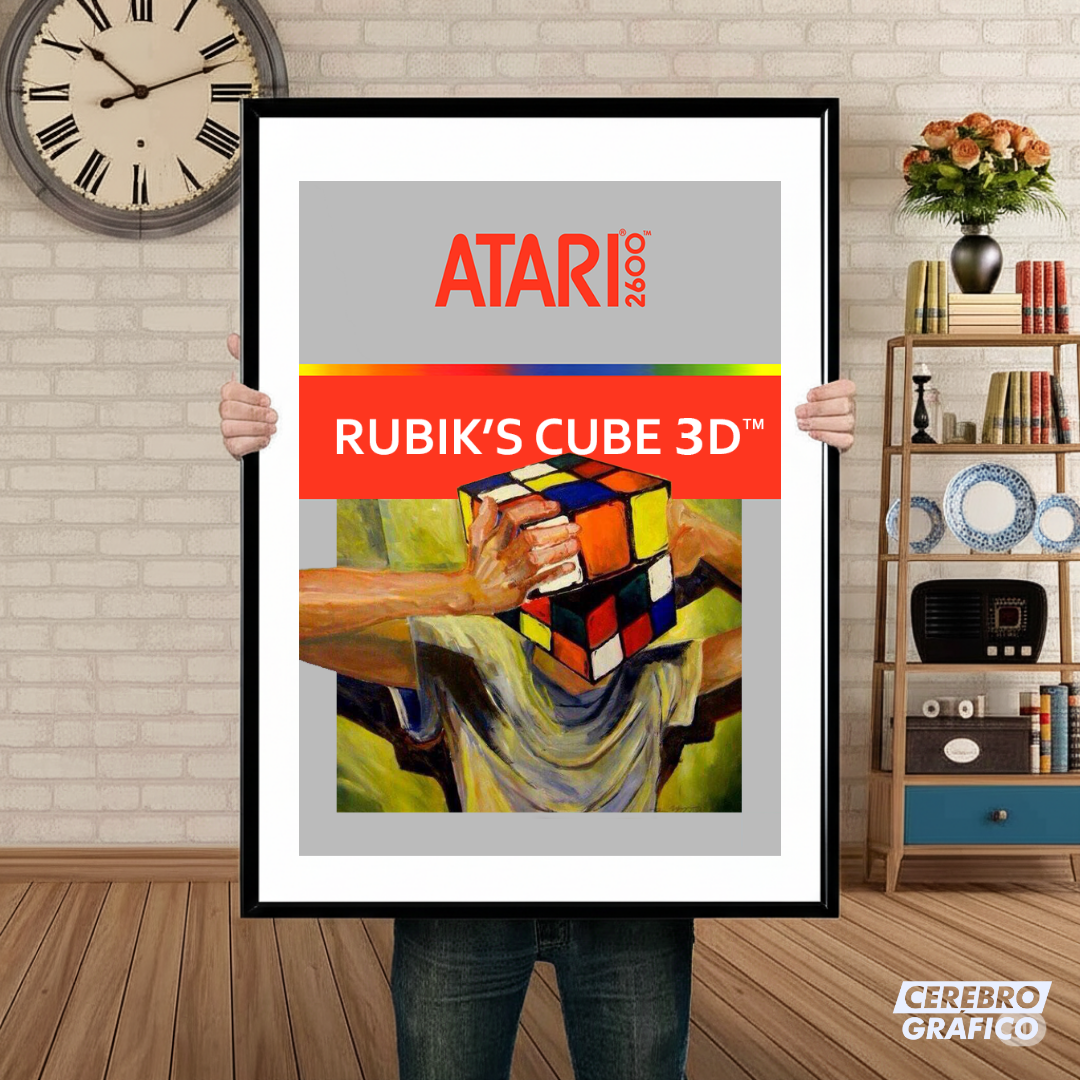 Cuadro ATARI Rubik's Cube 3D