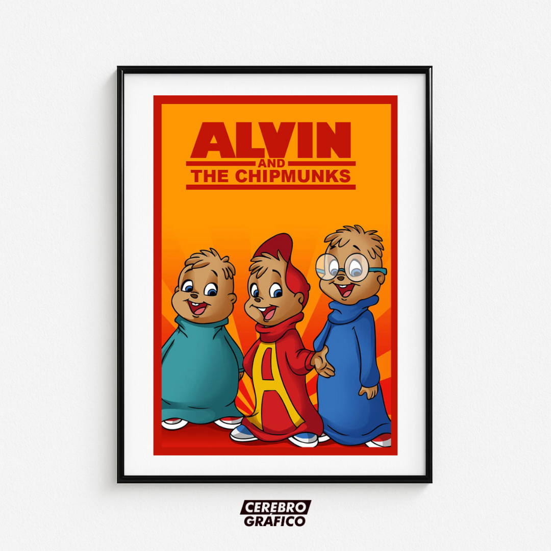 Cuadro Alvin y las Ardillas