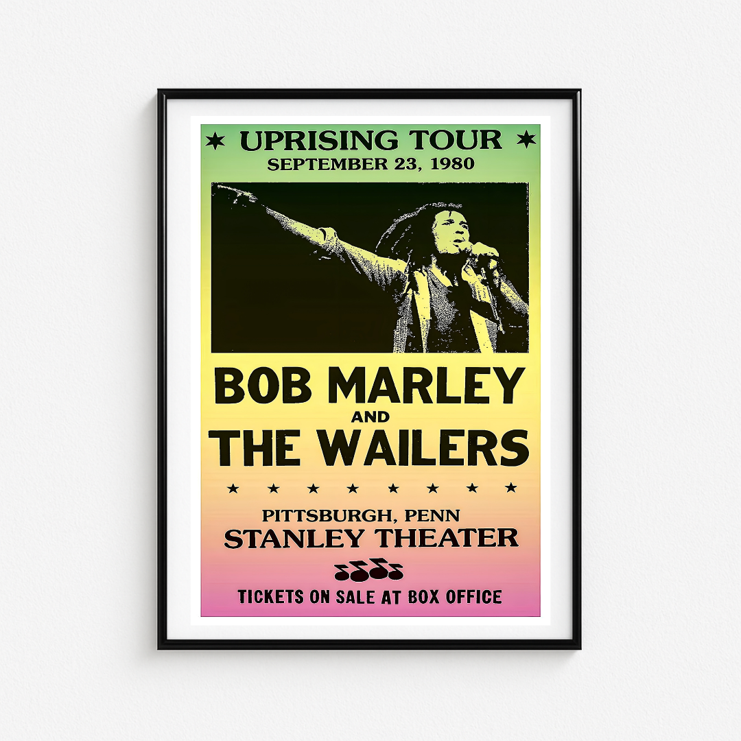Cuadro Bob Marley and The Wailers Stanley Theater