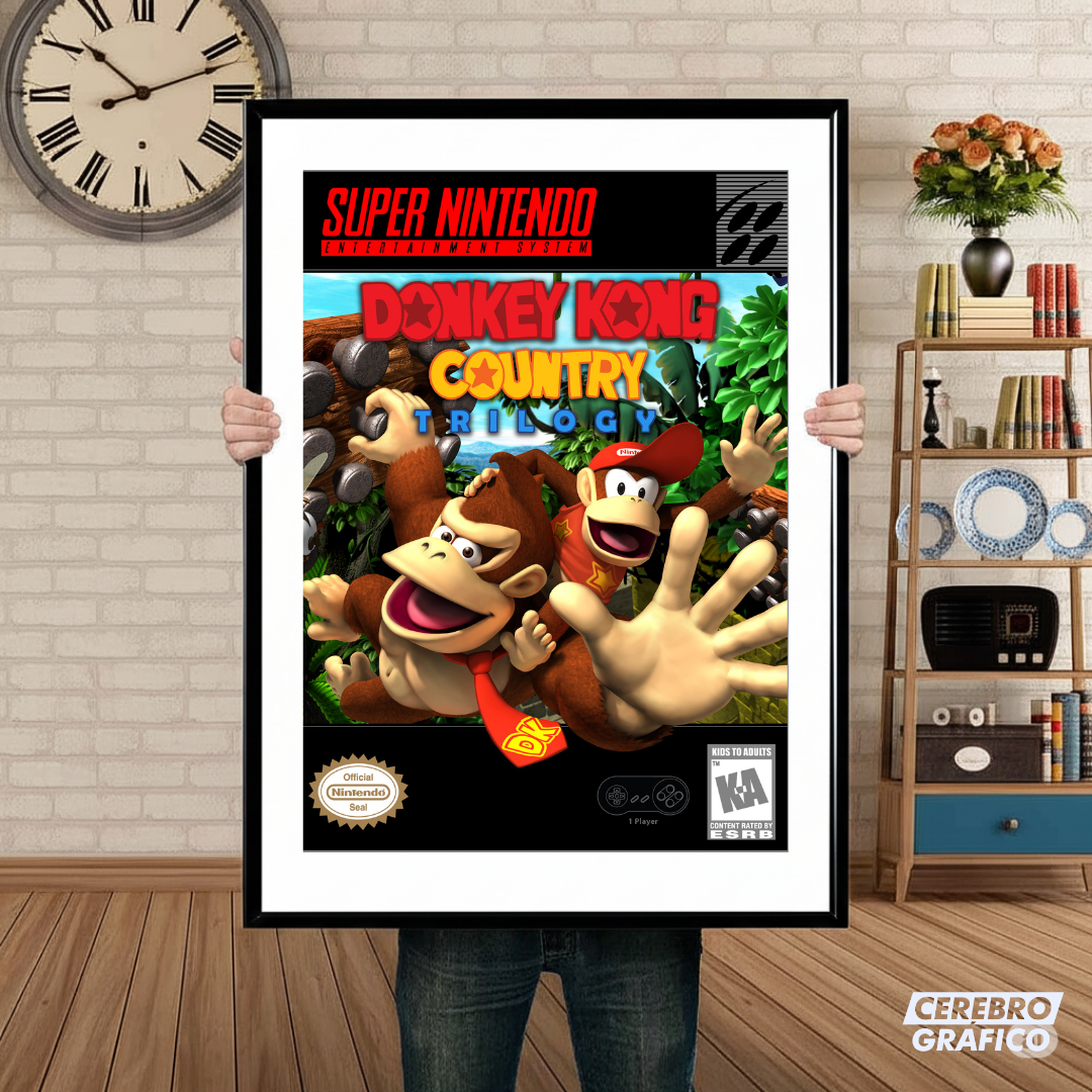 Cuadro SNES Donkey Kong Country Trilogy