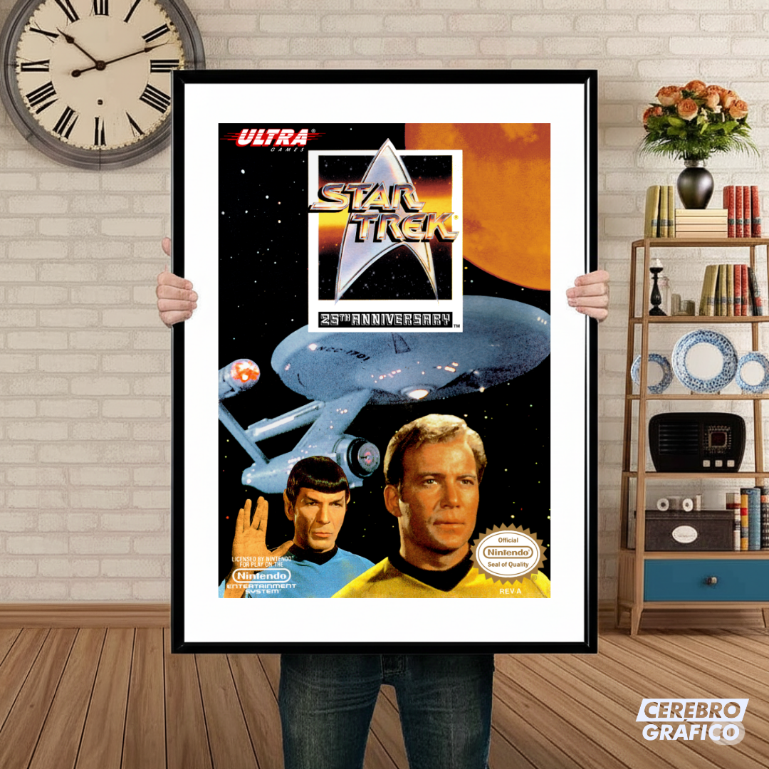 Cuadro Nintendo Star trek