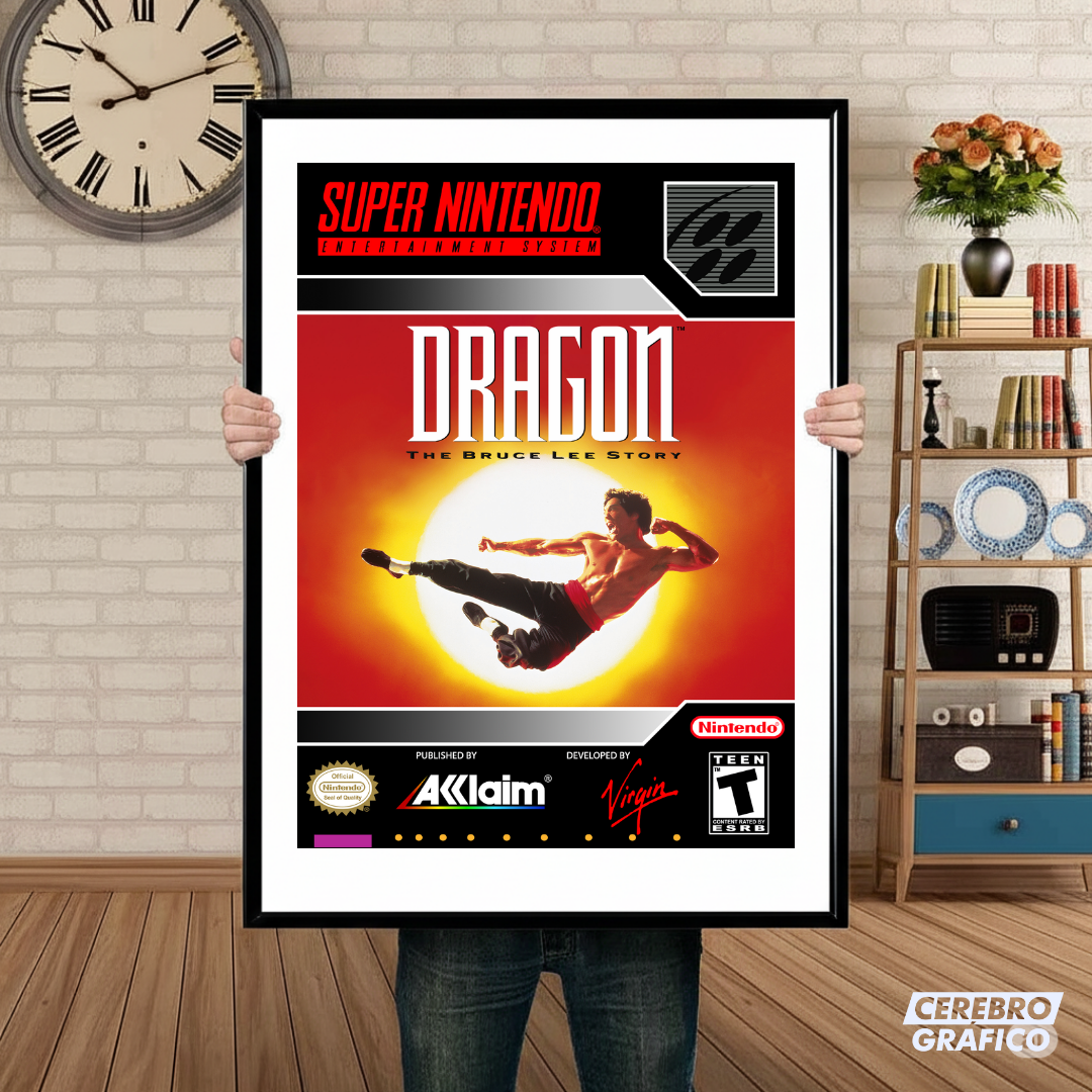 Cuadro SNES Dragon The Bruce Lee Story