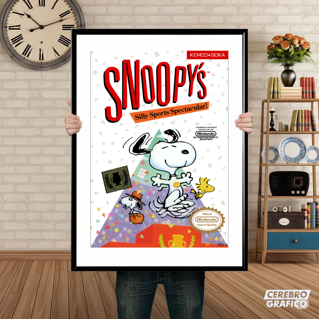 Cuadro Nintendo Snoopy