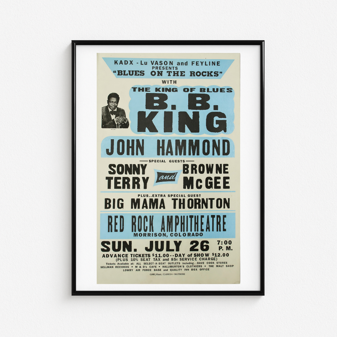 Cuadro BB King Red Rock Amphitheatre