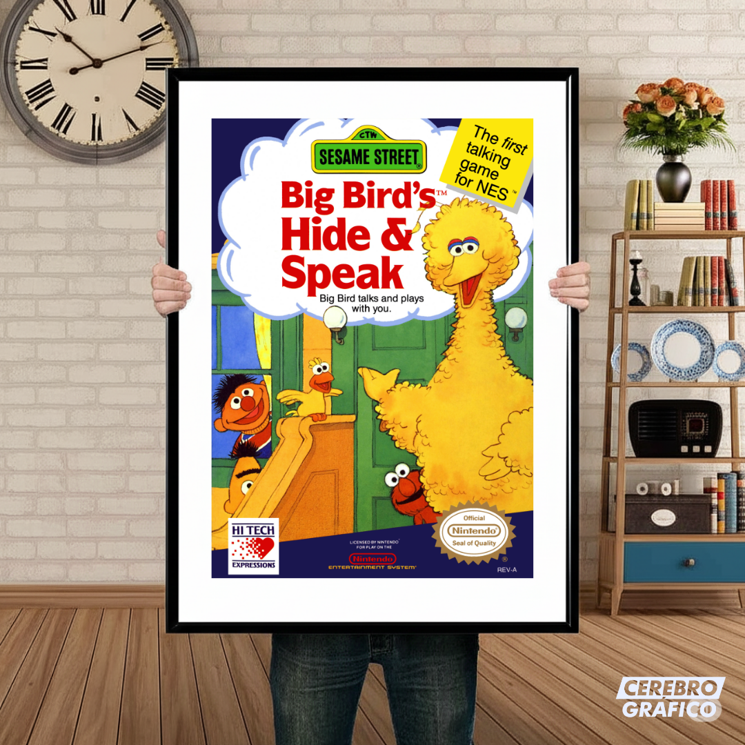 Cuadro Nintendo Sesame Street Big Bird