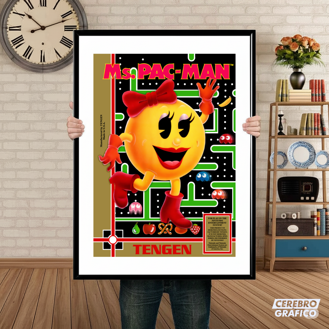 Cuadro Nintendo Ms. Pac Man