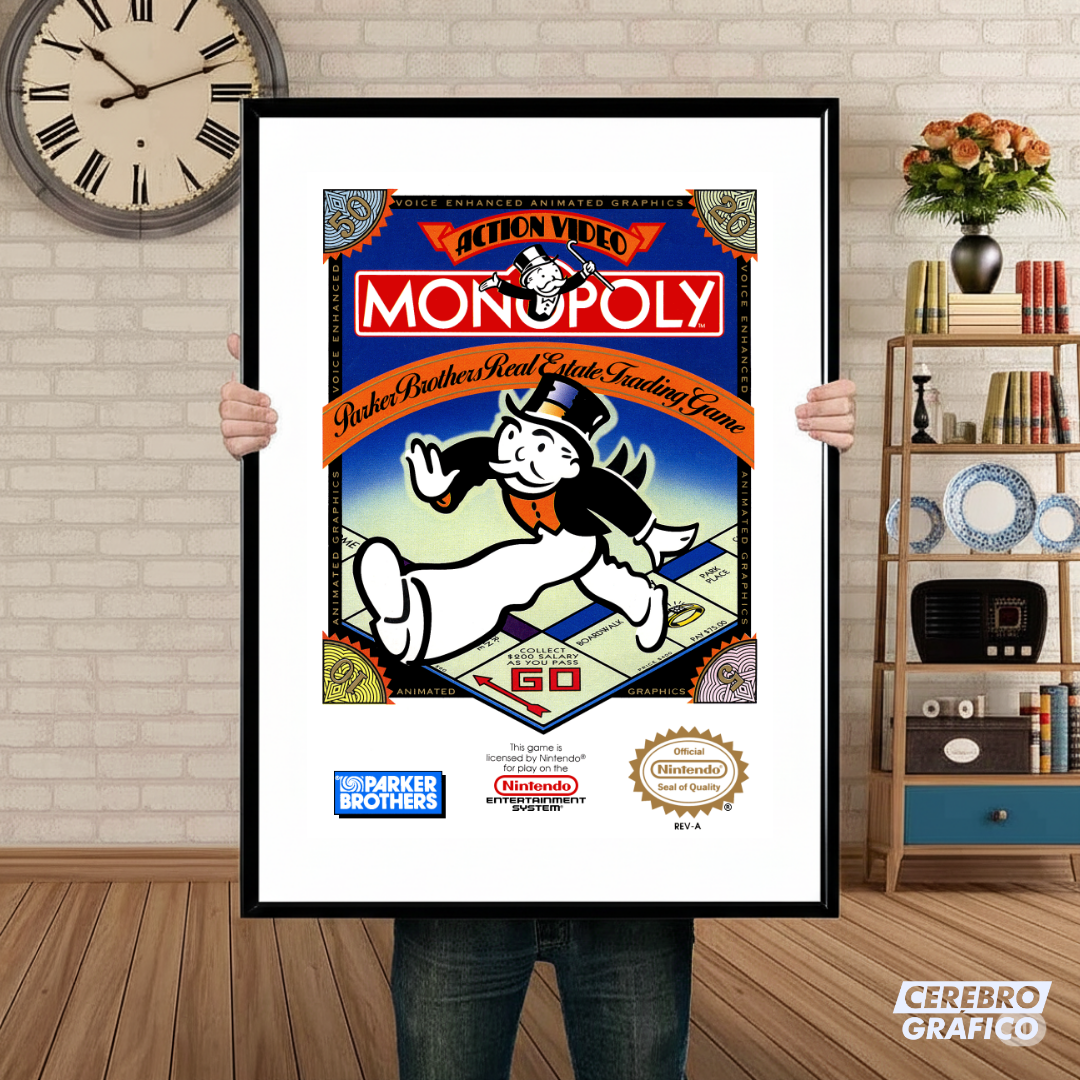Cuadro Nintendo Monopoly