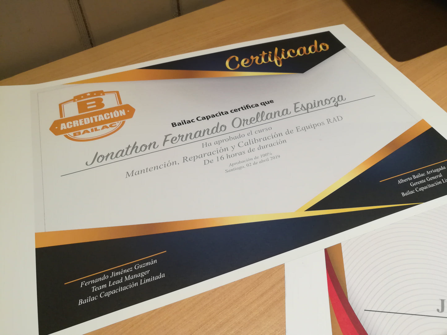 Diplomas y certificados