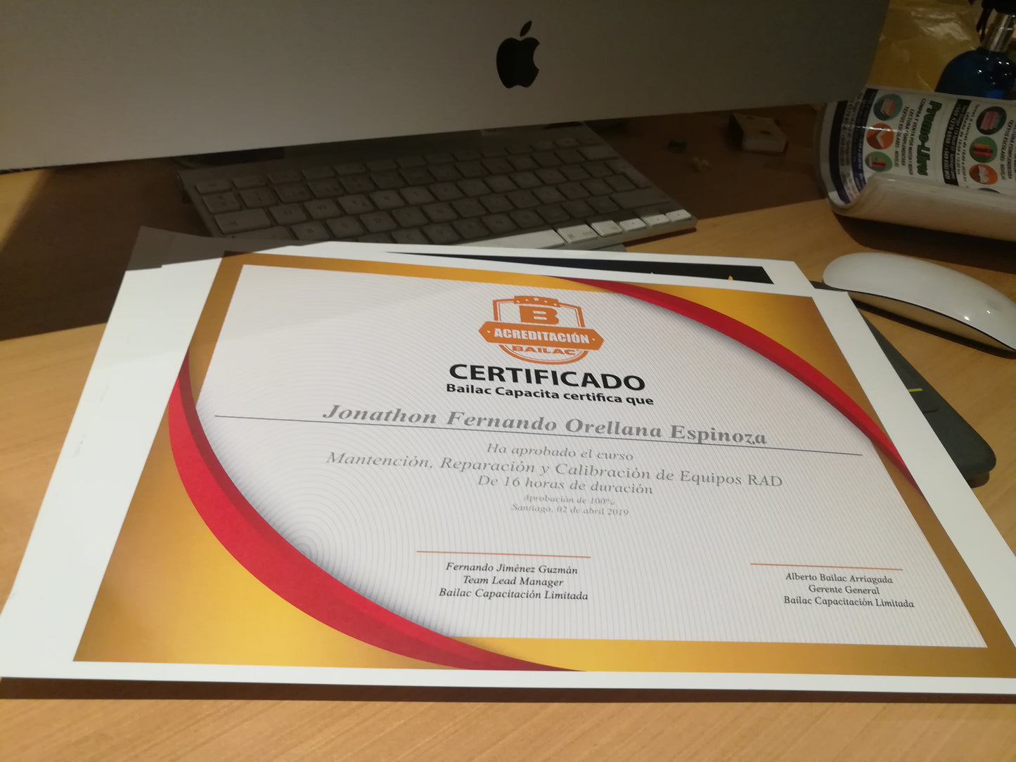 Diplomas y certificados