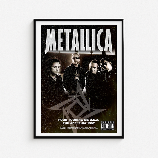 Cuadro Metallica Philadelphia 1997