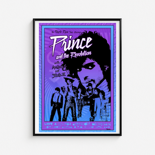 Cuadro Prince Live 1984 Detroit Joe Louis Arena