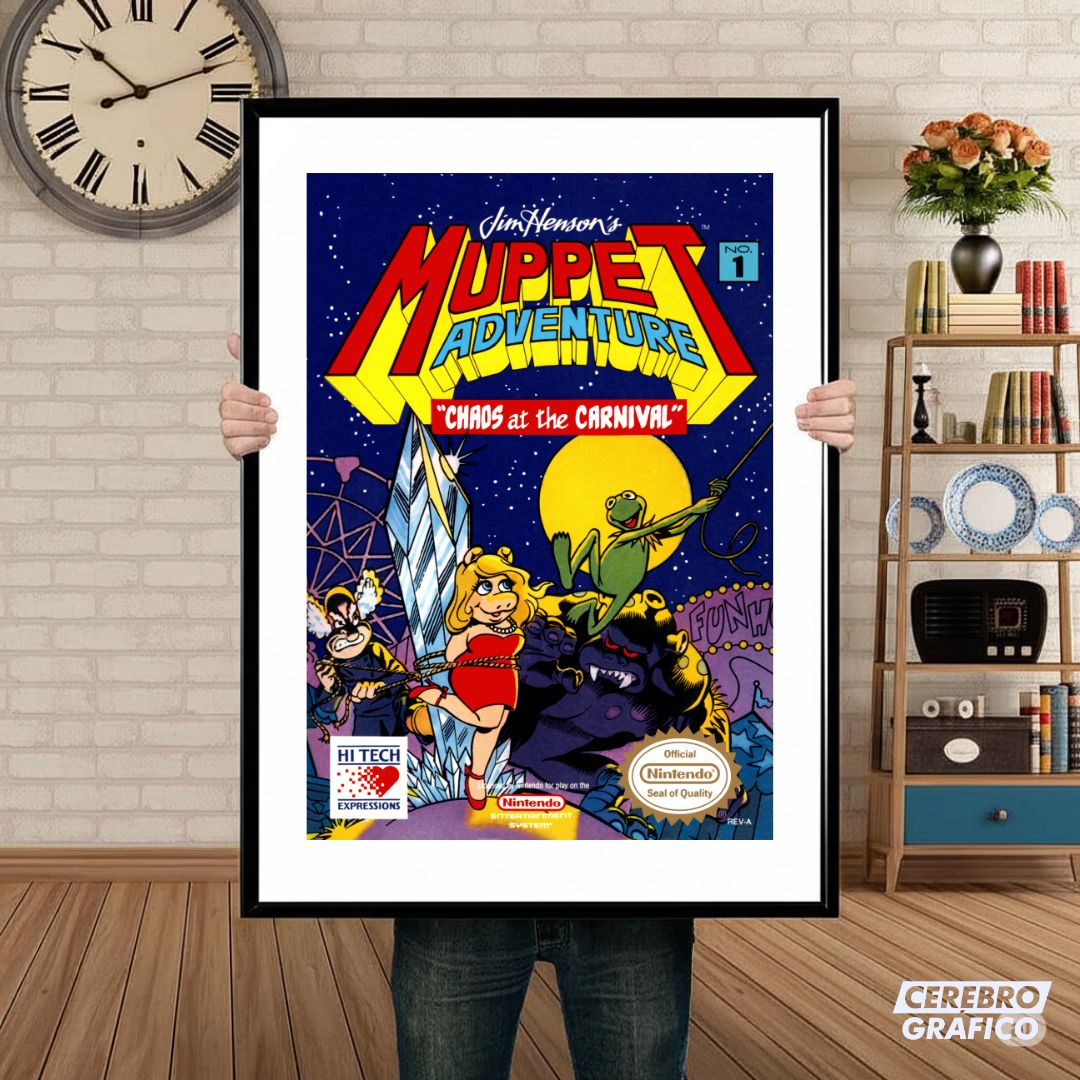 Cuadro Nintendo Muppet Adventure