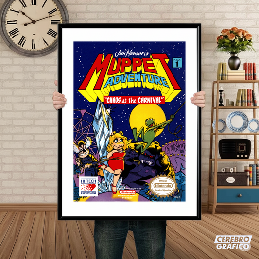 Cuadro Nintendo Muppet Adventure