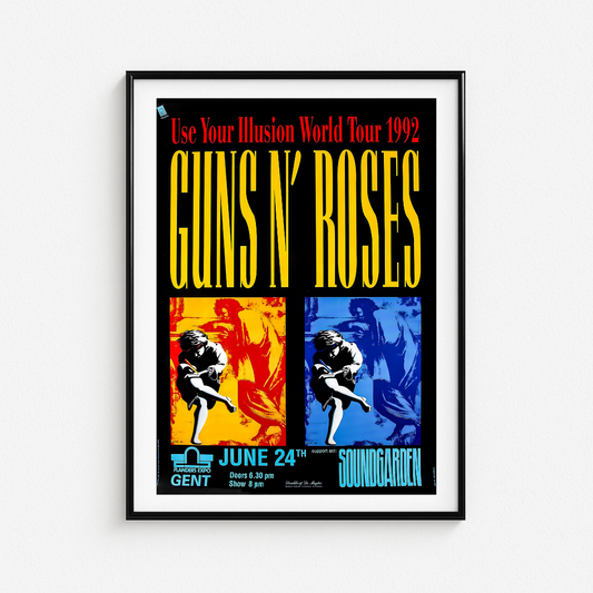 Cuadro Guns N Roses Use Your Illusion World Tour 1992