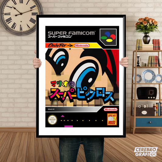 Cuadro SNES Mario Bros Japón